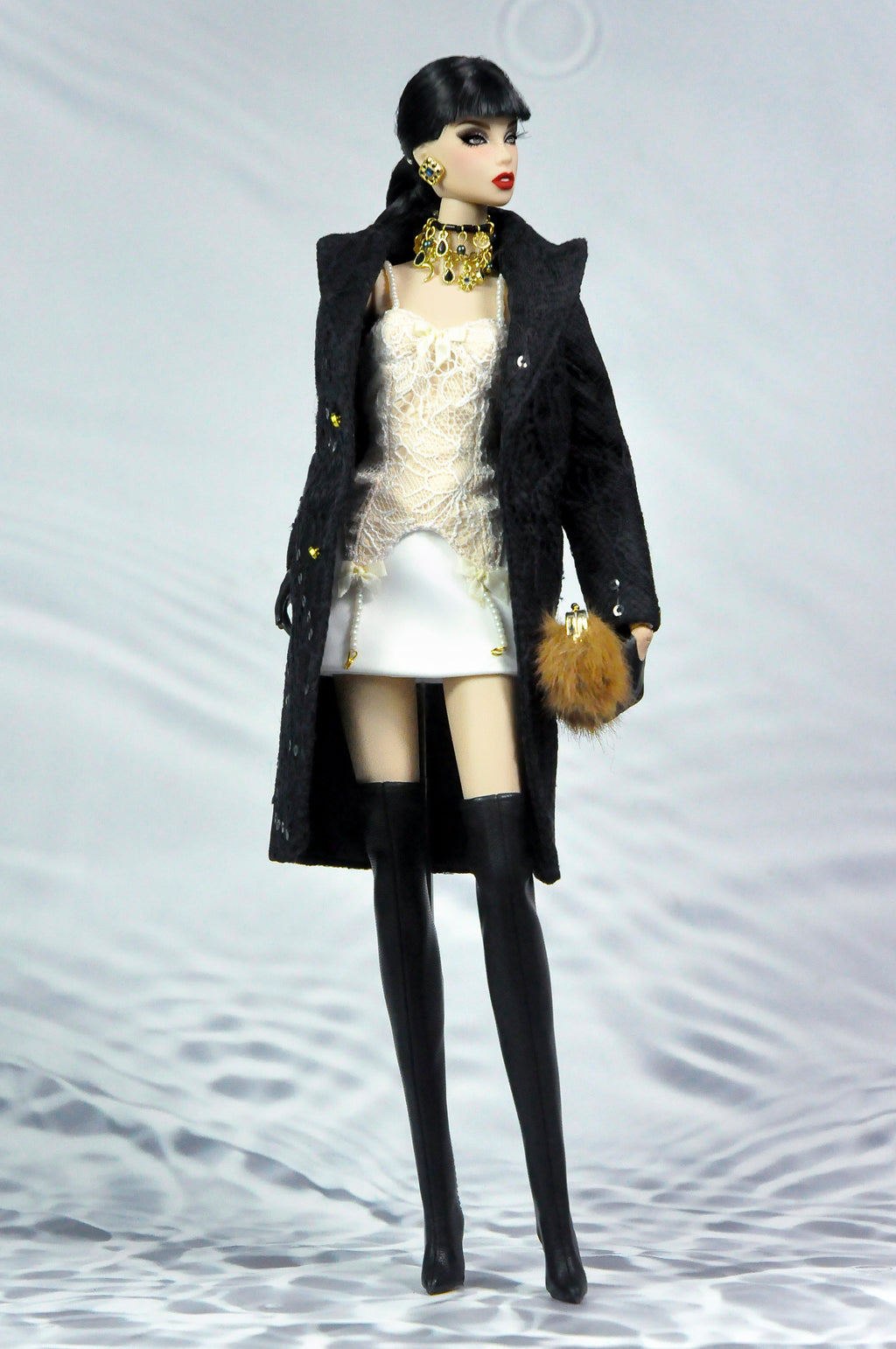 INTIMATE REVEALS | Mini outfit giftset | Blonde Boudoir Noir Fashion Royalty doll clothes