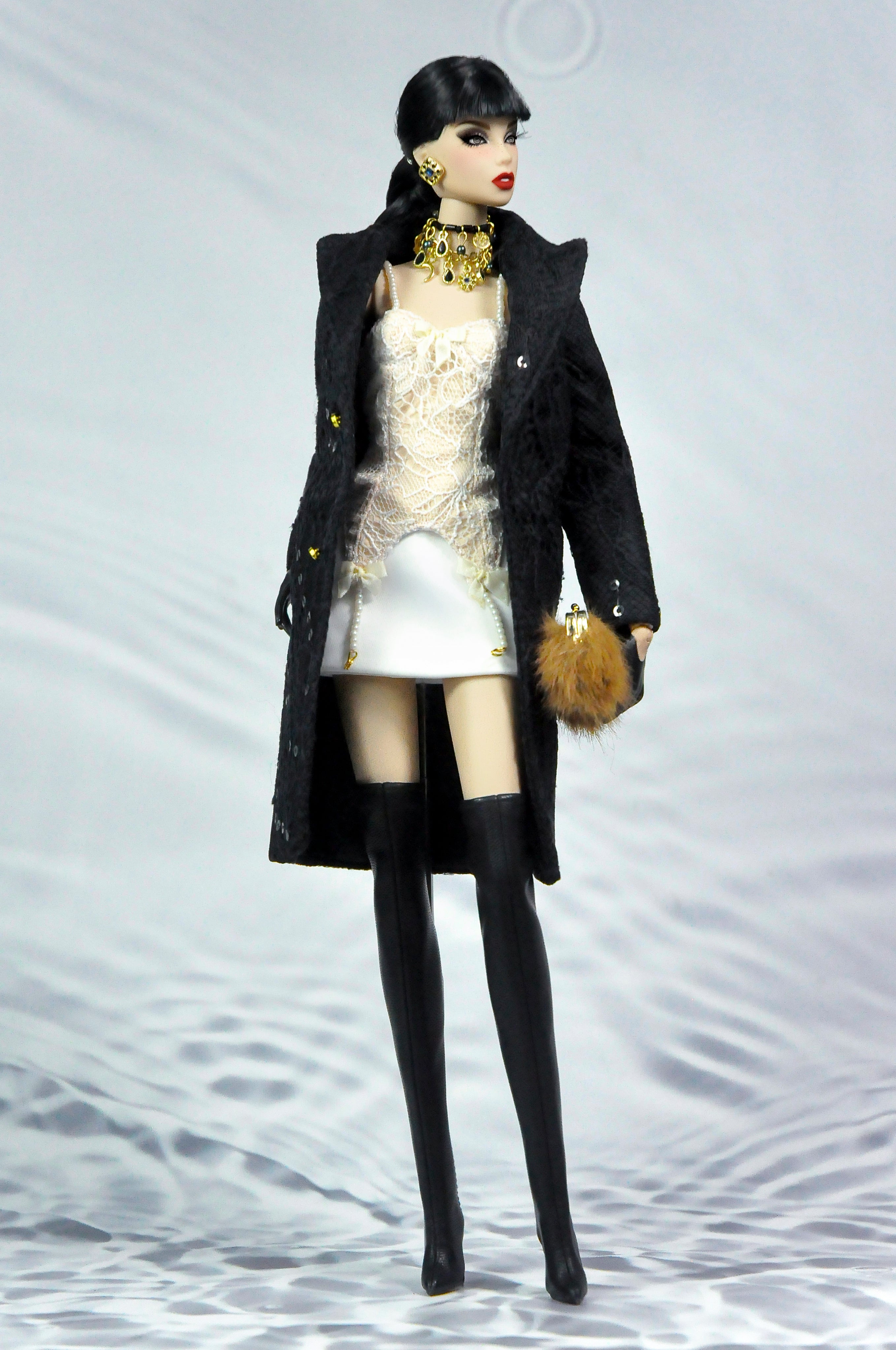 INTIMATE REVEALS | Mini outfit giftset | Blonde Boudoir Noir Fashion Royalty doll clothes