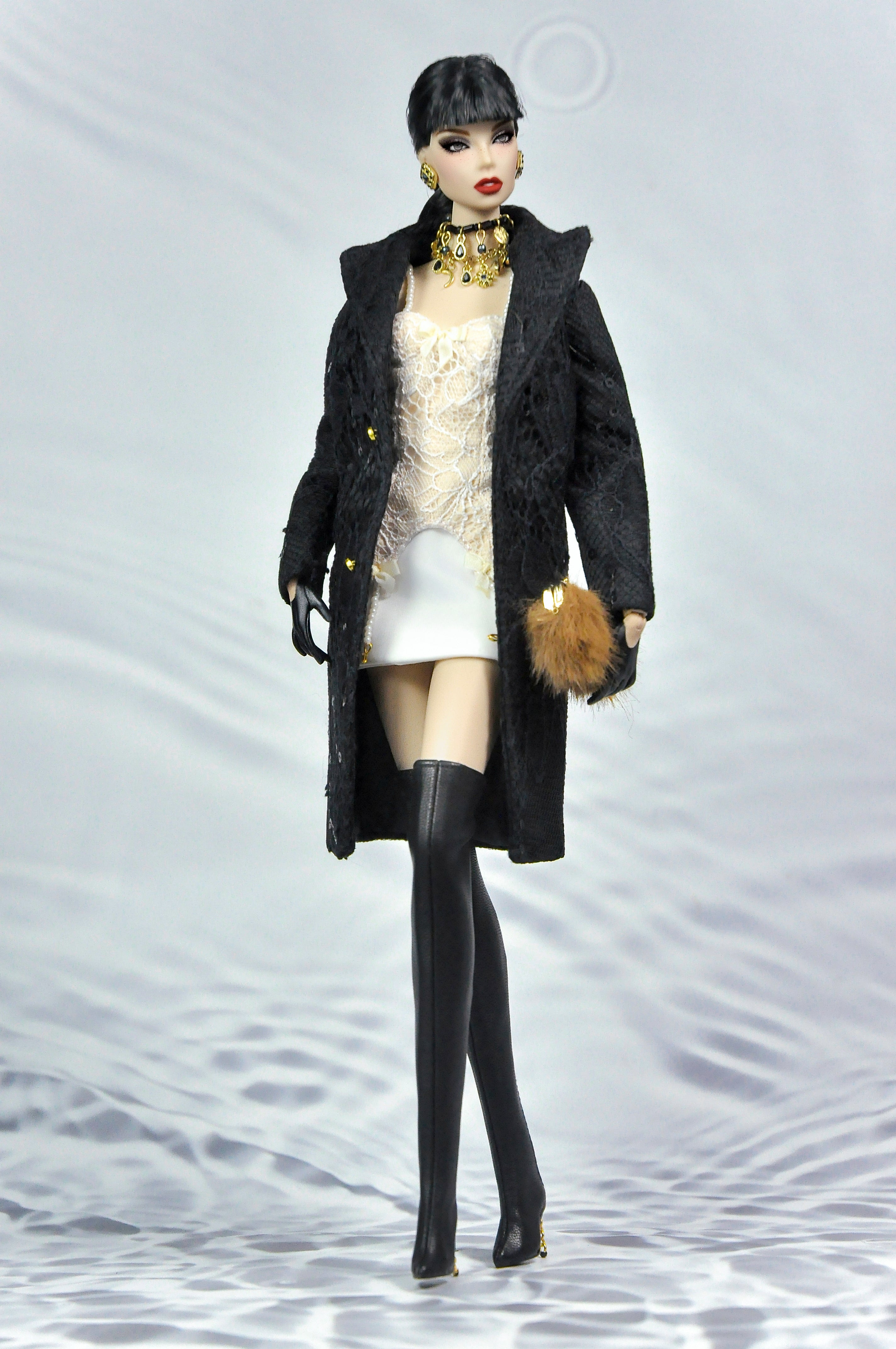 INTIMATE REVEALS | Mini outfit giftset | Blonde Boudoir Noir Fashion Royalty doll clothes