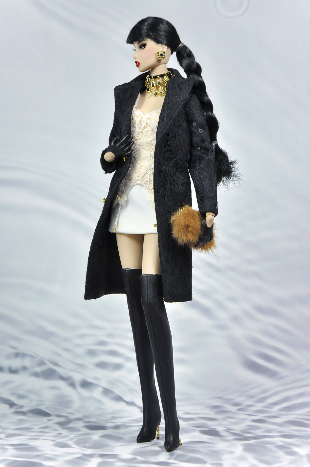 INTIMATE REVEALS | Mini outfit giftset | Blonde Boudoir Noir Fashion Royalty doll clothes