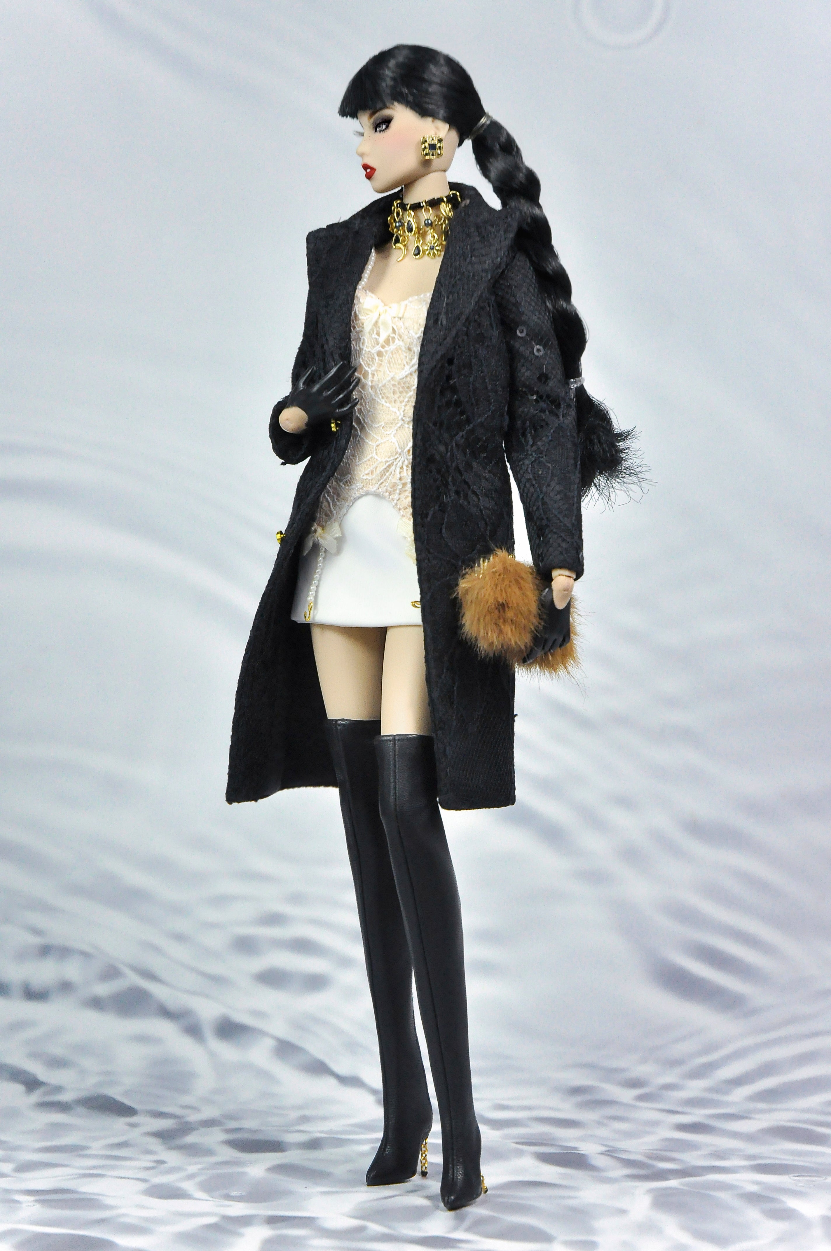 INTIMATE REVEALS | Mini outfit giftset | Blonde Boudoir Noir Fashion Royalty doll clothes