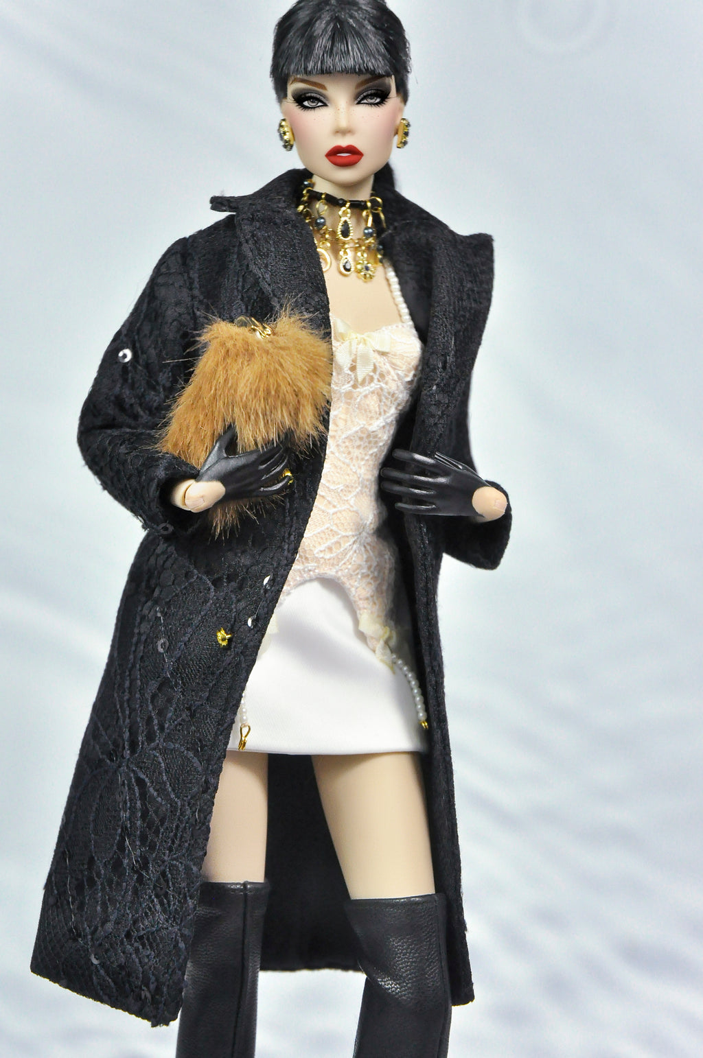 INTIMATE REVEALS | Mini outfit giftset | Blonde Boudoir Noir Fashion Royalty doll clothes