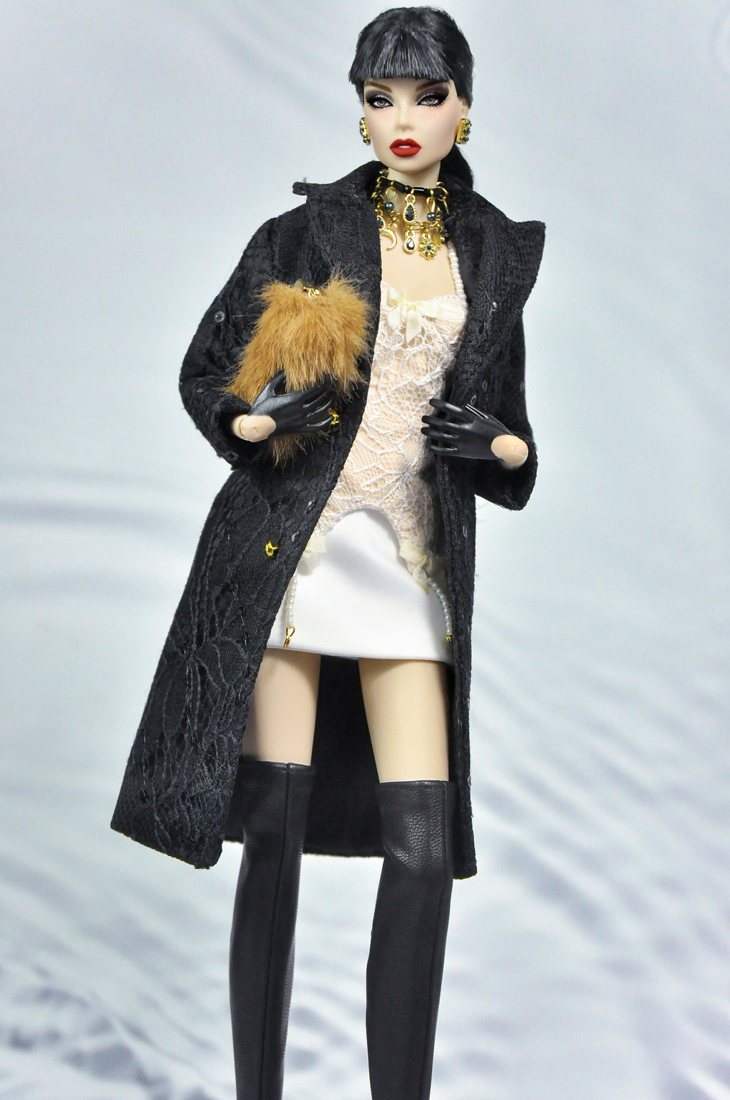 INTIMATE REVEALS | Mini outfit giftset | Blonde Boudoir Noir Fashion Royalty doll clothes