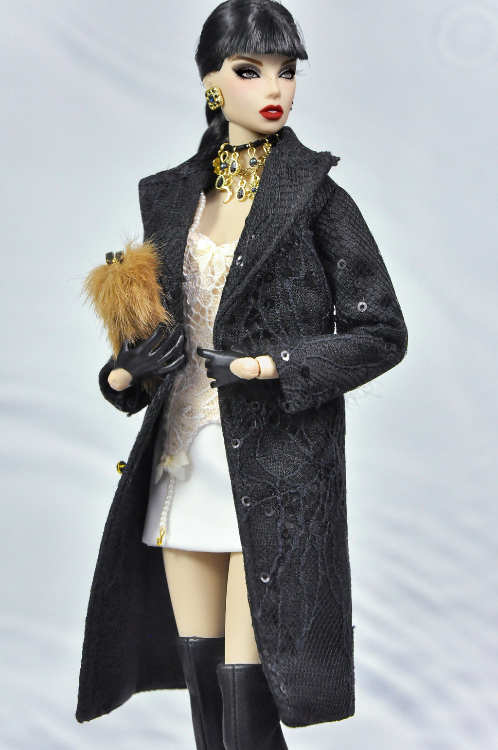 INTIMATE REVEALS | Mini outfit giftset | Blonde Boudoir Noir Fashion Royalty doll clothes
