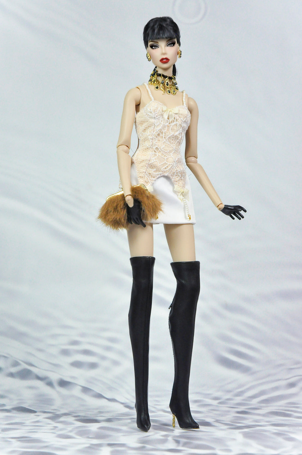 INTIMATE REVEALS | Mini outfit giftset | Blonde Boudoir Noir Fashion Royalty doll clothes