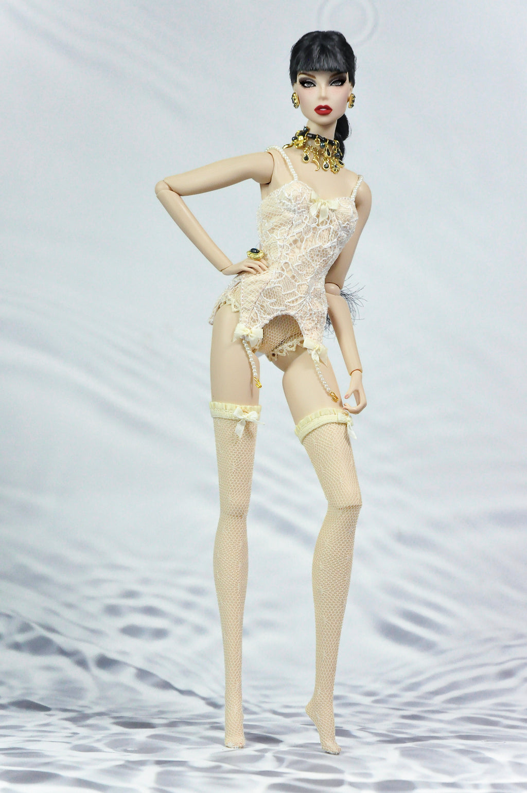 INTIMATE REVEALS | Mini outfit giftset | Blonde Boudoir Noir Fashion Royalty doll clothes