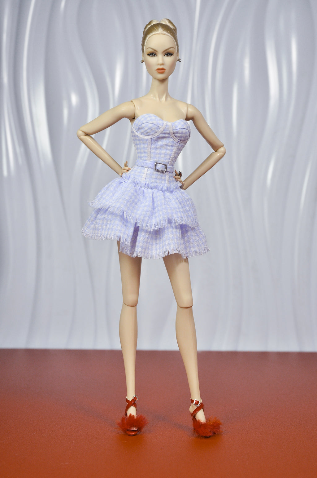 FANTASY OF OZ | Dorothy’s Meadow Bustier Mini Dress – Fashion Royalty Doll Clothes (Deposit only)