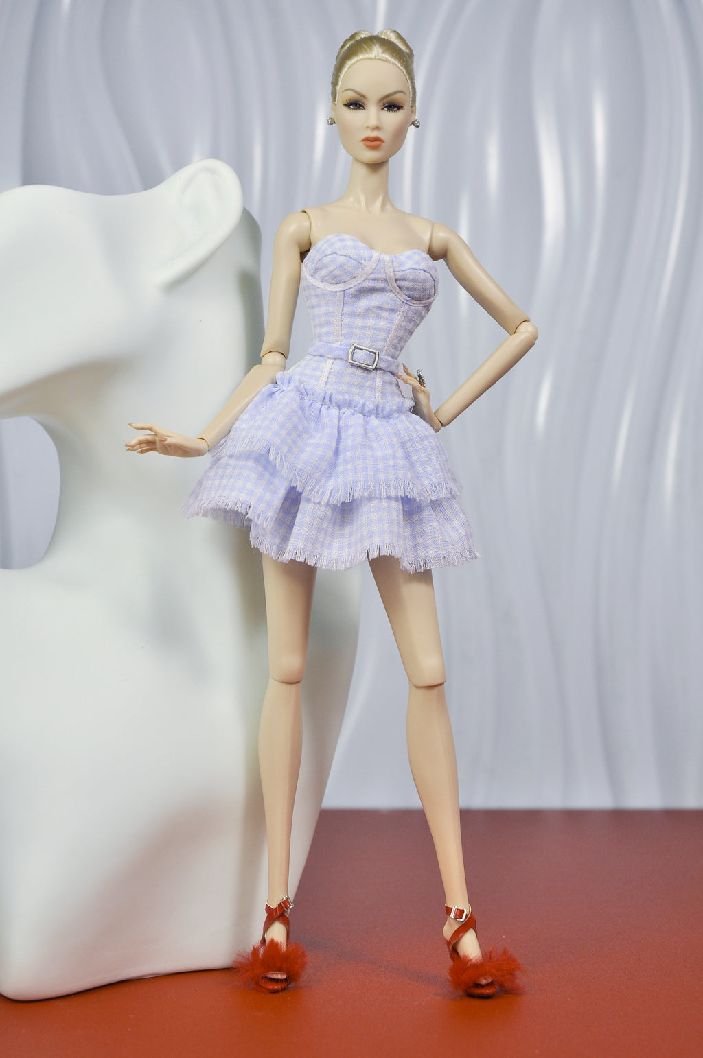 FANTASY OF OZ | Dorothy’s Meadow Bustier Mini Dress – Fashion Royalty Doll Clothes (Deposit only)