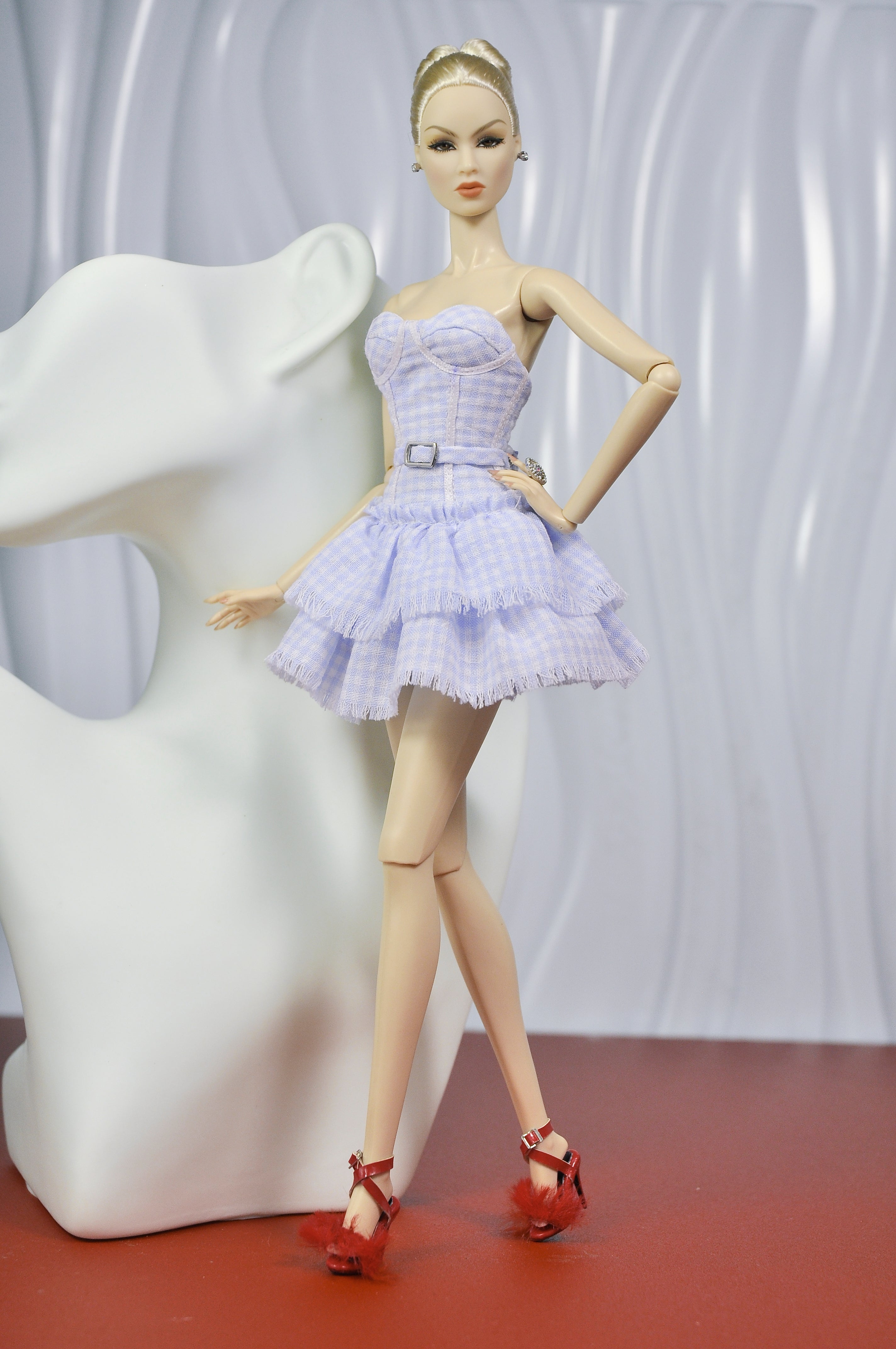 FANTASY OF OZ | Dorothy’s Meadow Bustier Mini Dress – Fashion Royalty Doll Clothes (Deposit only)