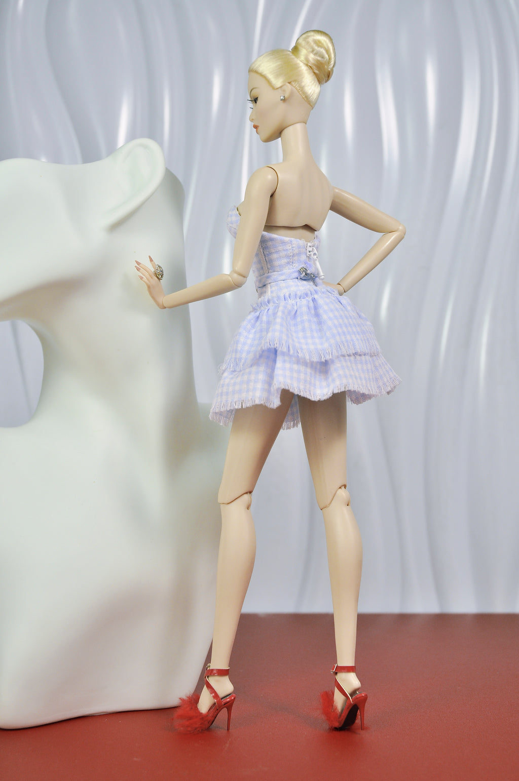 FANTASY OF OZ | Dorothy’s Meadow Bustier Mini Dress – Fashion Royalty Doll Clothes (Deposit only)