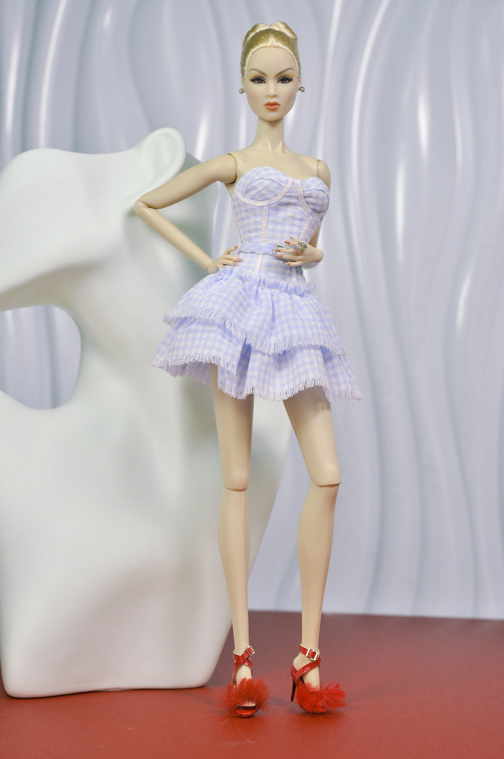 FANTASY OF OZ | Dorothy’s Meadow Bustier Mini Dress – Fashion Royalty Doll Clothes (Deposit only)