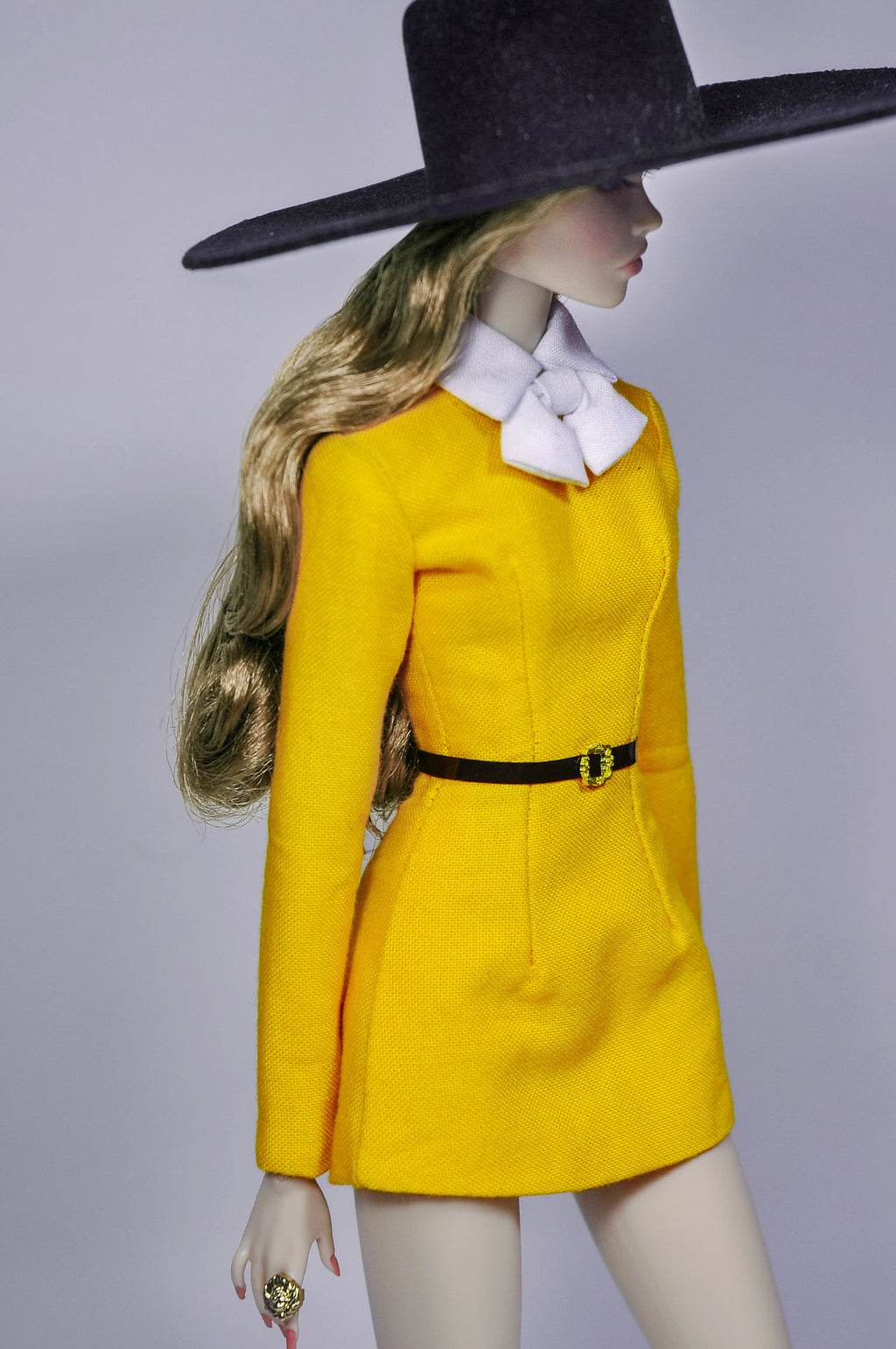 BASIC REWINDS | Golden Hour Mod Dress Set – Fashion Royalty 6.0 Doll Clothes | tsquared2 Couture