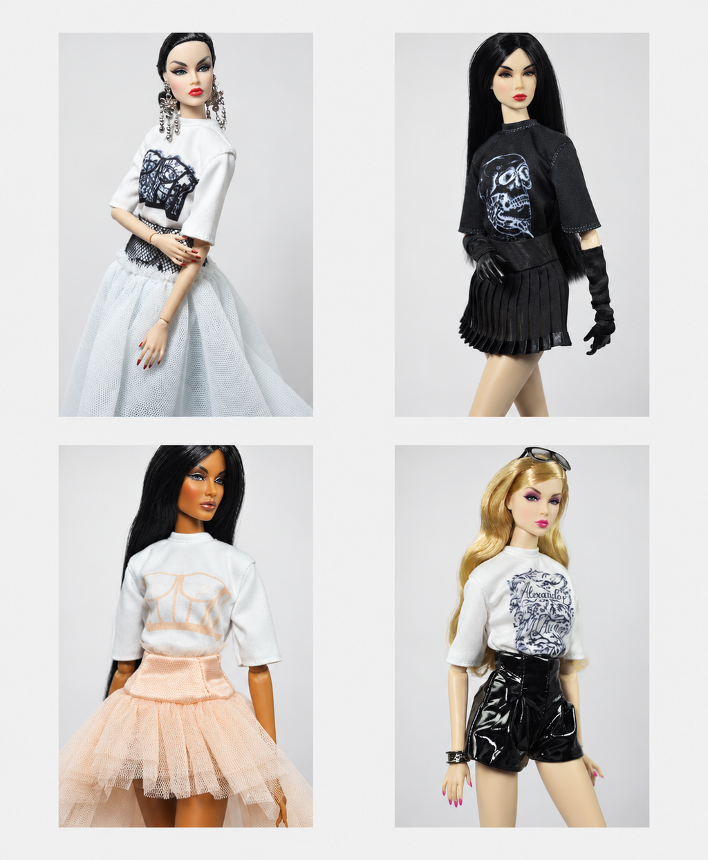 OFF DUTY | 1/6 Fashion Royalty FR 6.0 Doll clothes. T-shirt  | TSQUARED2
